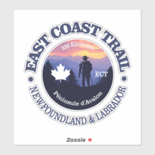 East Coast Trail (rd2) Aufkleber