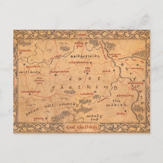 East Farthing Postkarte (Vorderseite)