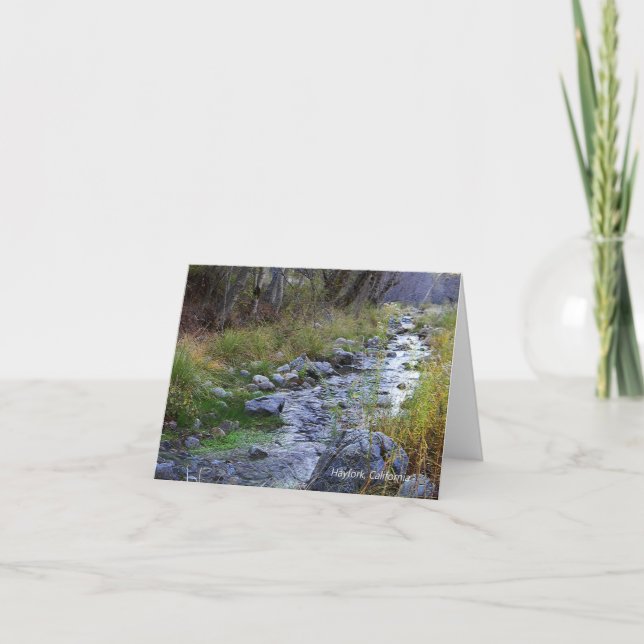 East Fork/Hayfork Bach...... Karte (Vorderseite)