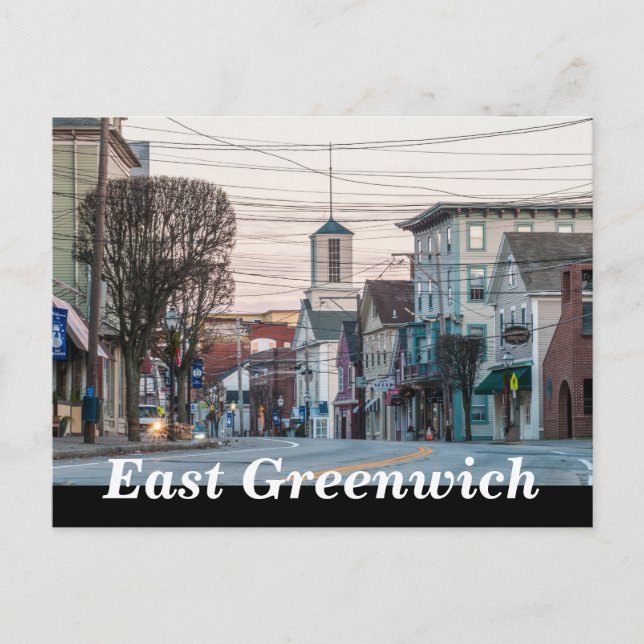 East Greenwich RI Postkarte (Vorderseite)