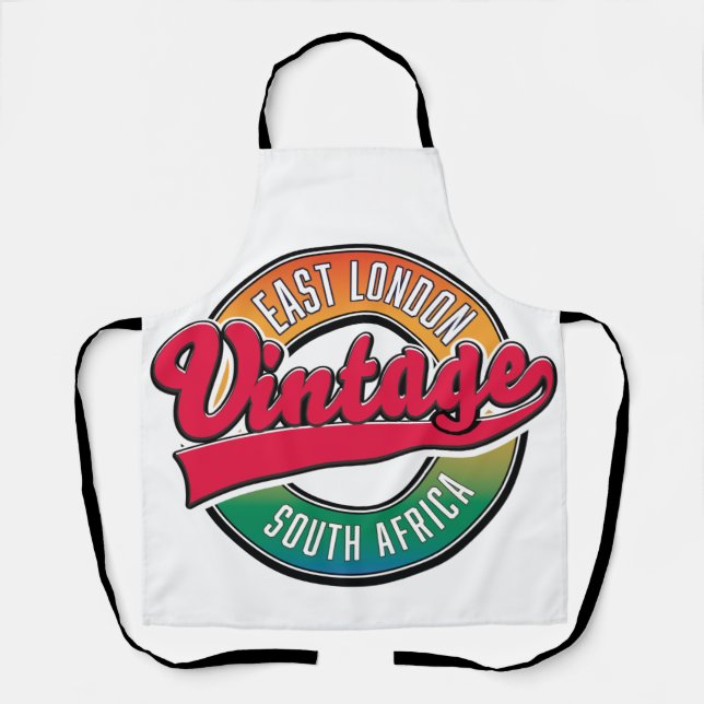 East London South Africa Logo Schürze (Vorderseite)