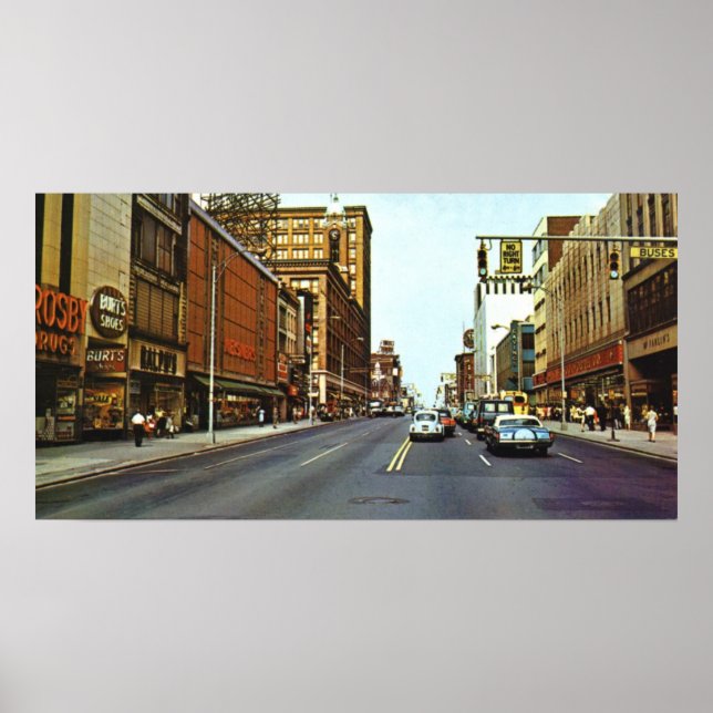 East Main Street 1960s Poster (Vorne)