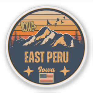 East Peru, Iowa, Vereinigte Staaten Aufkleber