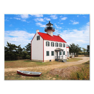 East Point Leuchtturm, New Jersey Foto Druck
