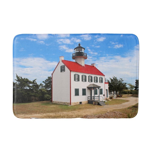 East Point Lighthouse, New Jersey Bath Mat Badematte (Vorderseite)