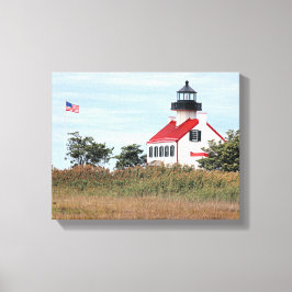 East Point Lighthouse, New Jersey Canvas Print Leinwanddruck