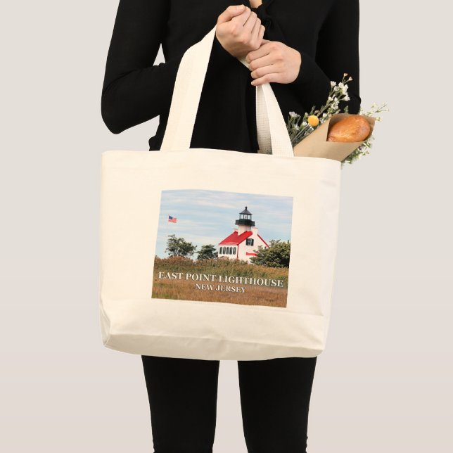 East Point Lighthouse, New Jersey Jumbo Sac fourre (Devant (produit))