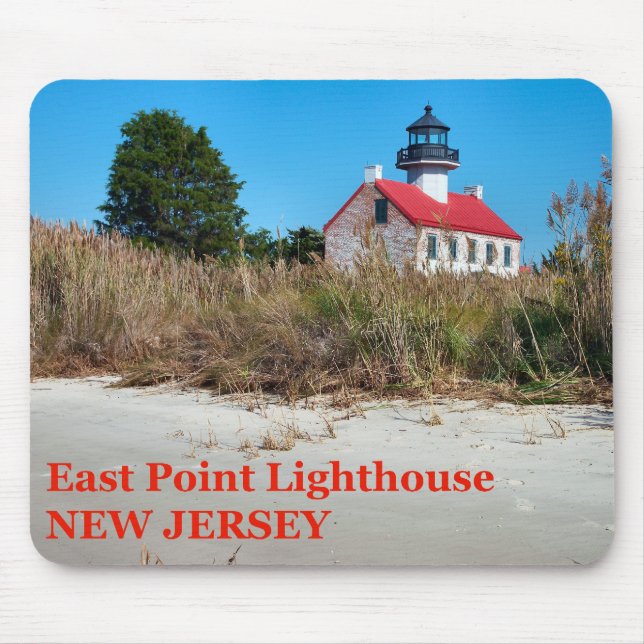 East Point Lighthouse, New Jersey Mousepad (Vorne)