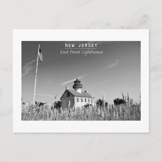 East Point Lighthouse. Postkarte (Vorderseite)