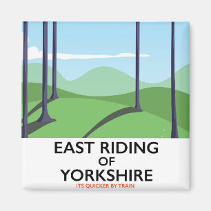 East Riding of Yorkshire Reiseplakat Magnet