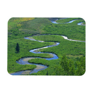 East River in der Nähe der Stadt Crested Butte. Magnet