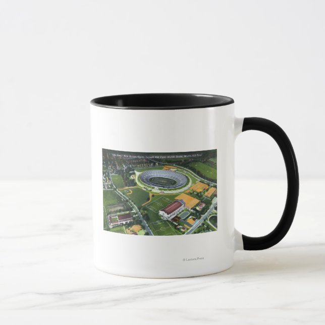 East Rock Park Blick auf den Pardee Rose Garden Tasse (Rechts)