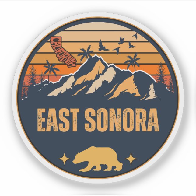 East Sonora, Kalifornien Aufkleber (Vorderseite)