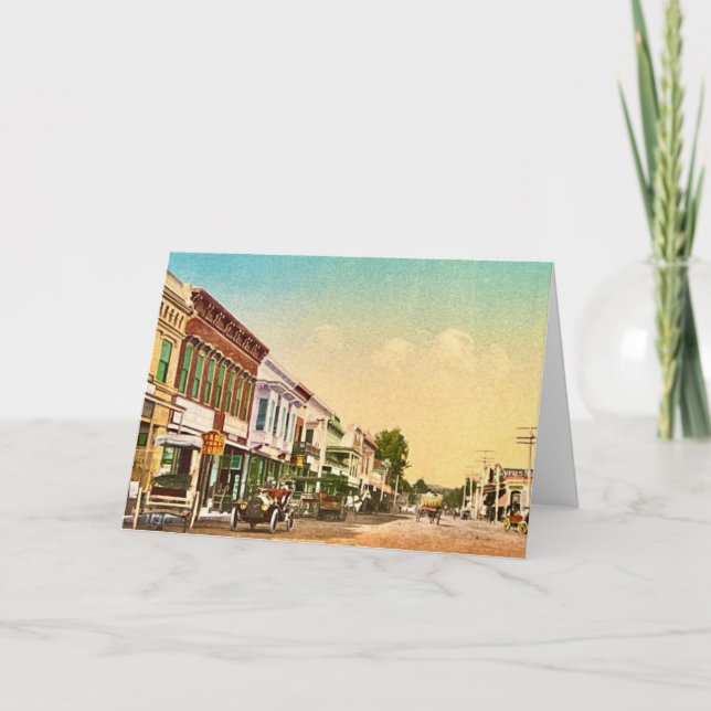 East Street Healdsburg Card (Vorderseite)