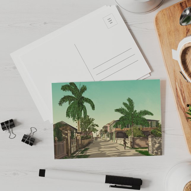 East Street in Nassau Postkarte (Von Creator hochgeladen)