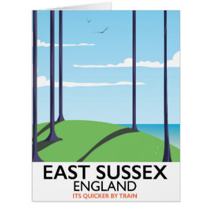 East Sussex, England, Poster