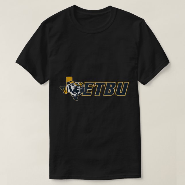 East Texas Baptist University Tigers Grosser T - S T-Shirt (Design vorne)