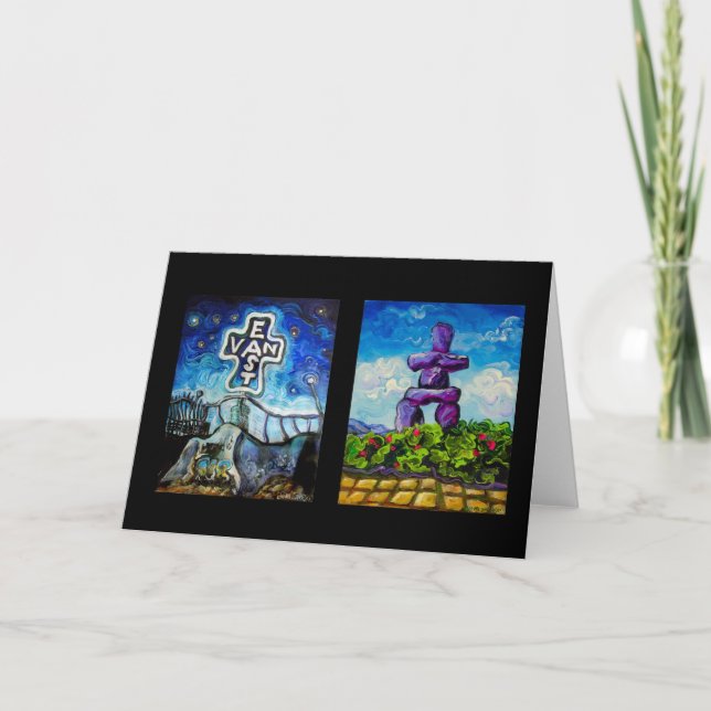 East Van West Side Karte (Vorderseite)