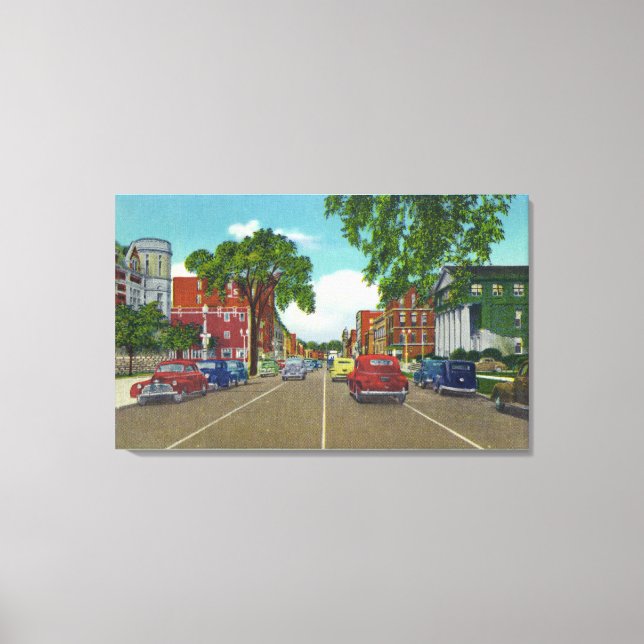 East View of Genesee Street Leinwanddruck (Vorderseite)