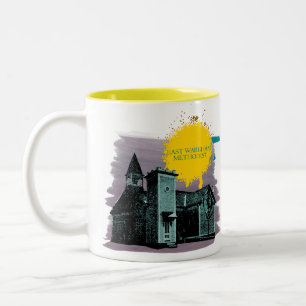 East Wareham Methodist-Tasse Zweifarbige Tasse
