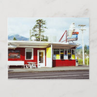 East Wind Drive-In, Cascade Locks, Oregon Postcard