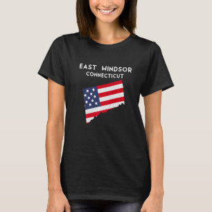 East Windsor Connecticut USA Staat America Travel T-Shirt