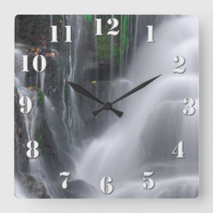 Eastatoe Falls Quadratische Wanduhr