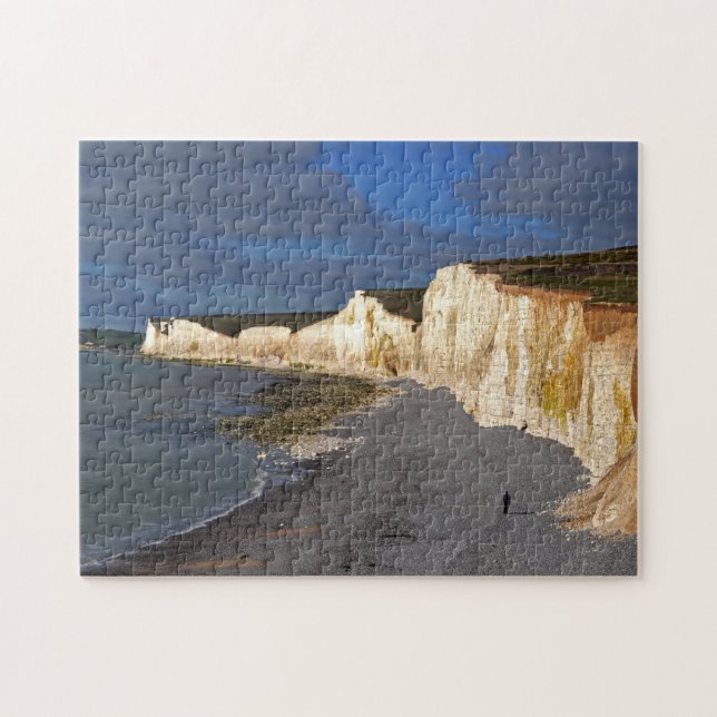 Eastbourne Cliffs of East Sussex England (Horizontal)