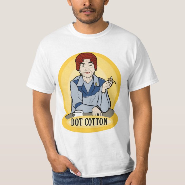 Eastenders Dot Cotton Retro T-Shirt (Vorderseite)
