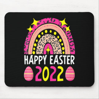 Easter 2022 rainbow cute happy easter 2022 women mousepad