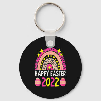 Easter 2022 rainbow cute happy easter 2022 women schlüsselanhänger