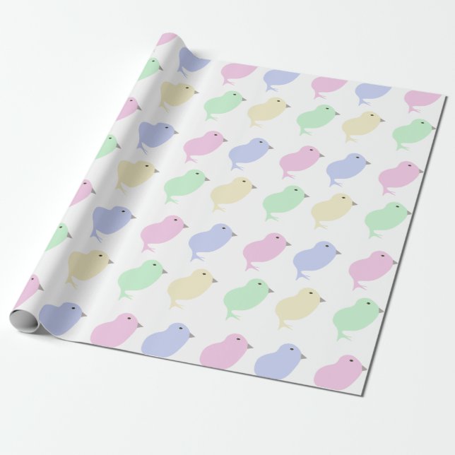 Easter baby chick wrapping paper geschenkpapier (Ungerollt)