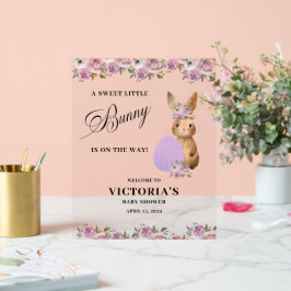 Easter Baby Shower Welcome Acrylschild