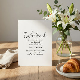 Easter Brunch Invitation | Modern Elegant Spring  Einladung