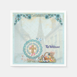  Easter Brunch Napkins – Personalized Serviette