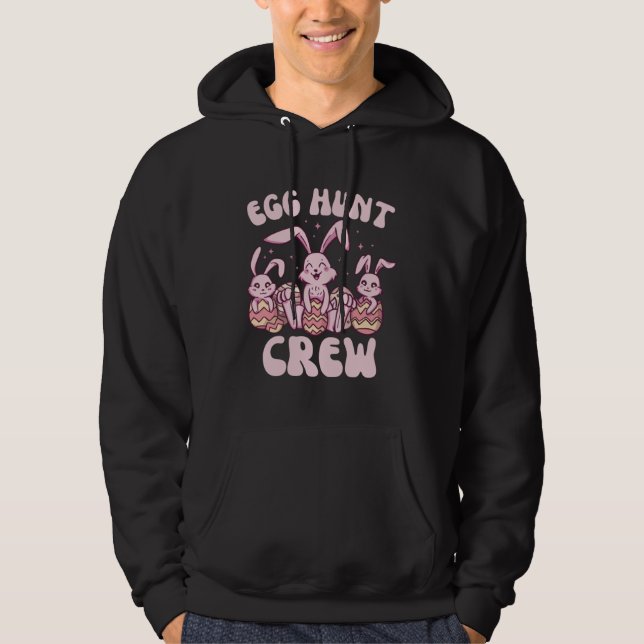 Easter Bunnies Egg Hunt Crew  Cute for Boys Girls  Hoodie (Vorderseite)