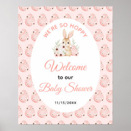Easter Bunny Baby Shower Poster