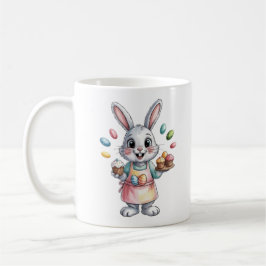 Easter Bunny Baker Mug Cute Gift for Women Spring Kaffeetasse