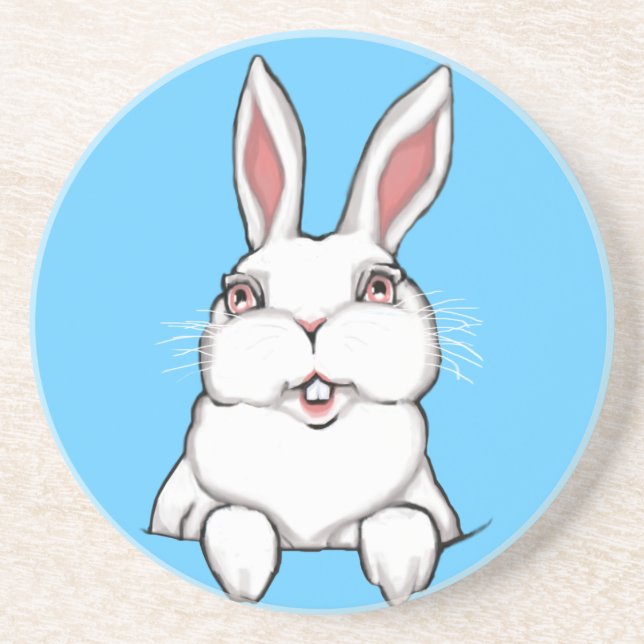 Easter Bunny Coasters Festive Easter Decorations Untersetzer (Vorne)