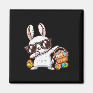 Easter Bunny Dab Egg Hunt Rabbit Toddler Boys Girl Magnet