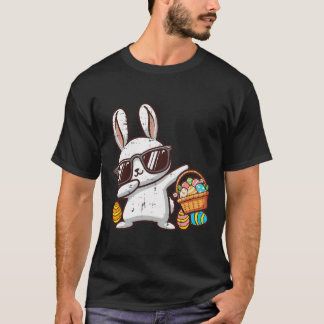 Easter Bunny Dab Egg Hunt Rabbit Toddler Boys Girl T-Shirt