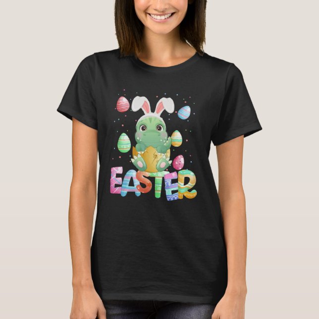 Easter Bunny Dinosaur   Easter Rex T-Shirt (Vorderseite)