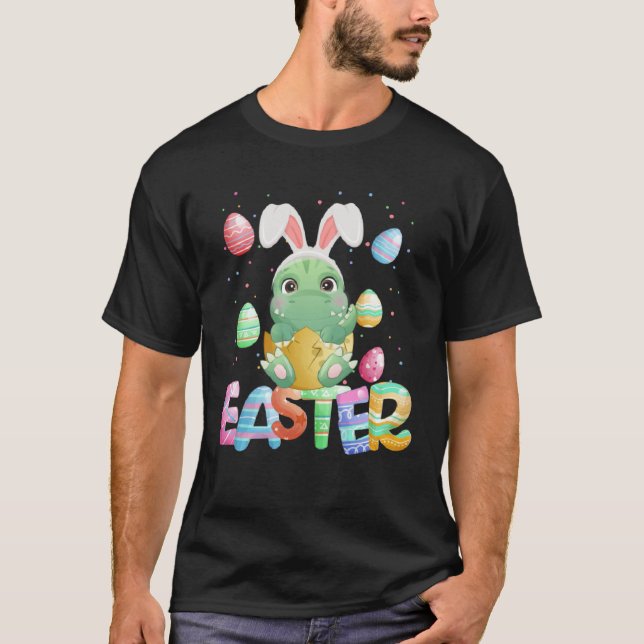 Easter Bunny Dinosaur   Easter Rex T-Shirt (Vorderseite)
