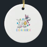 Easter Bunny Dinosaur Egg A Saurus TRex Kids Boys Keramik Ornament<br><div class="desc">Easter Bunny Dinosaur Egg A Saurus TRex Kids Boys Toddlers T-Shirt</div>