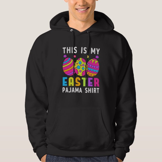 Easter Bunny Egg Happy Easter Sunday Egg Easter Hoodie (Vorderseite)