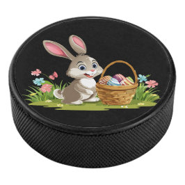 Easter bunny eishockey puck