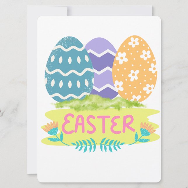 EASTER BUNNY FEIERTAGSKARTE (Vorderseite)