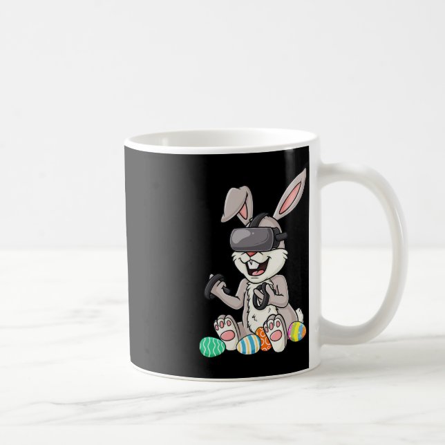 Easter Bunny Gamer Fun Eggs Gaming Kleinkind Boys  Kaffeetasse (Rechts)