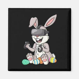 Easter Bunny Gamer Fun Eggs Gaming Kleinkind Boys  Magnet