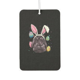 Easter Bunny Hippo Funny Easter Hippo Gifts Autolufterfrischer